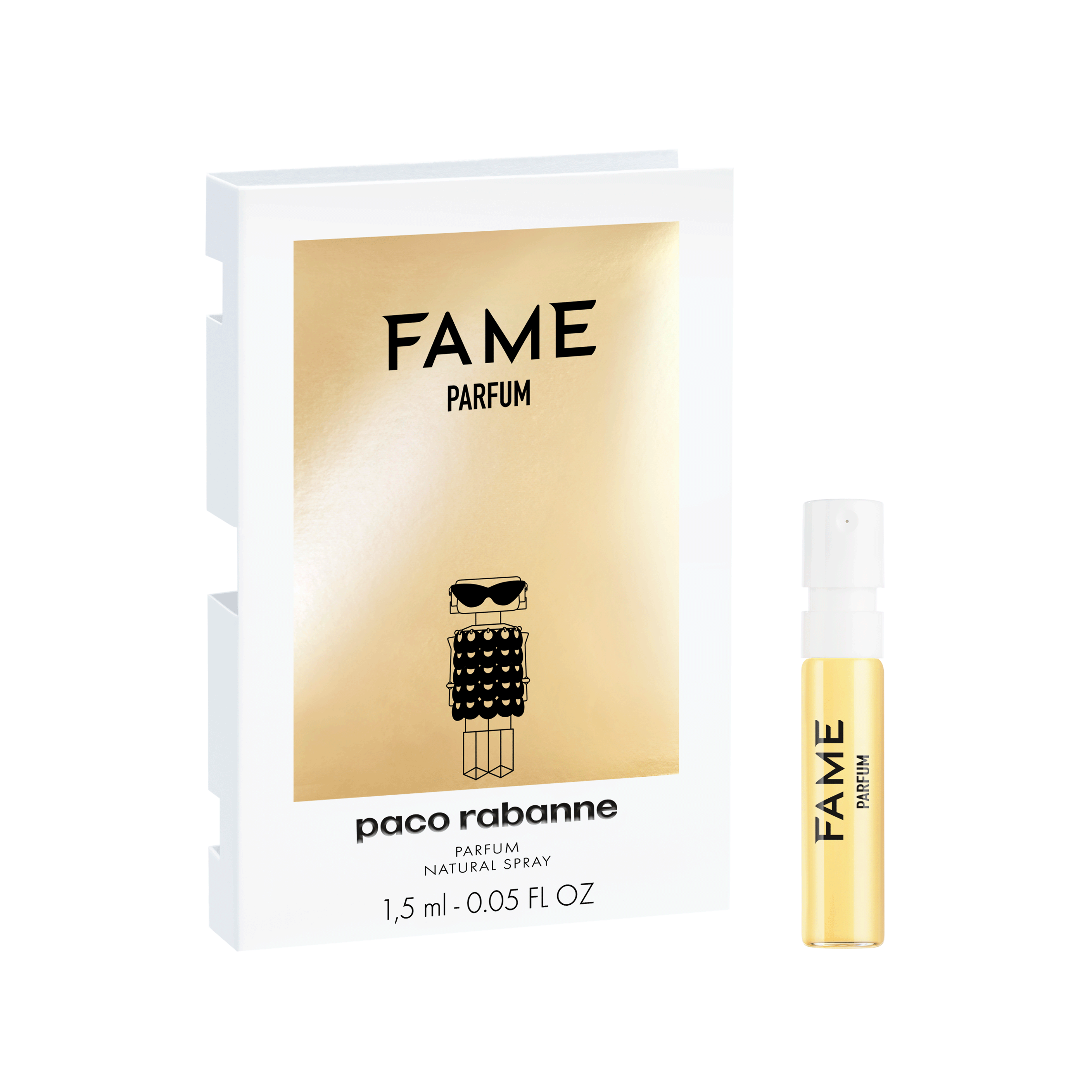 Purchase Paco Rabanne Fame and receive sample size to try